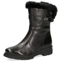 Caprice Stiefelchen Fellkragen schwarz